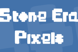 Stone Era Pixels Font
