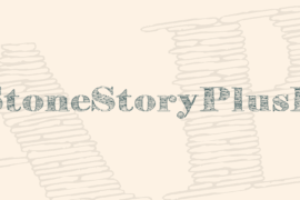 StoneStoryPlusP Font