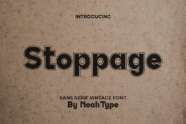 Stoppage Demo Font