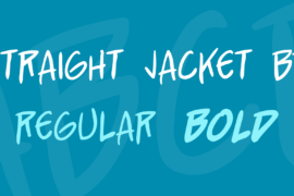 Straight Jacket BB Font Family