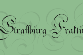 Strassburg Fraktur Font