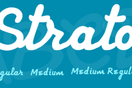 Strato Font Family