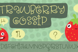 Strawberry Gossip DEMO Font
