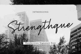 Strengthque Font