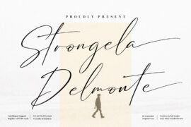 Strongela Delmonte Font Family