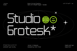Studio Grotesk DEMO Font Family