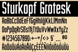 Sturkopf Grotesk Font