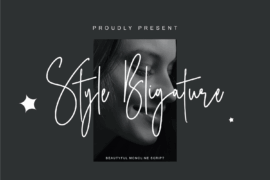 Style Bligature Font