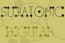 Subatomic Font