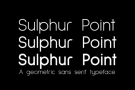 Sulphur Point Font Family
