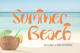 Summer Beach Font Font