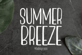 Summer-Breeze Font