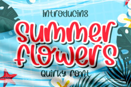 Summer Flowers Font Family