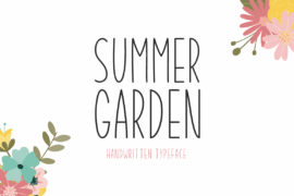 Summer Garden Font