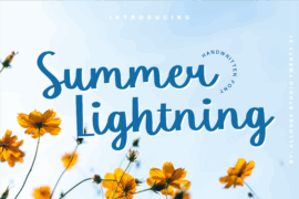 Summer Lightning Demo Font