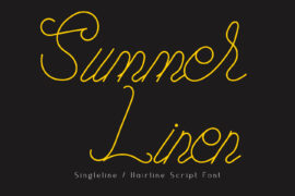 Summer_Linen Font