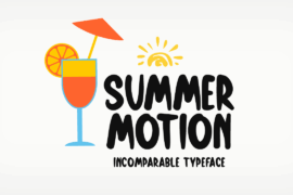 Summer Motion Font