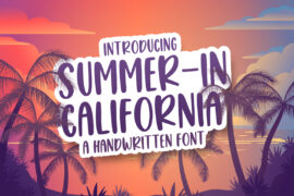 SummerInCalifornia Font