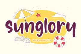 sunglory Font
