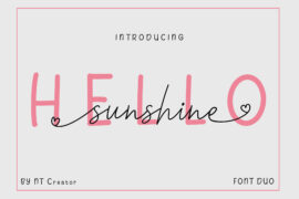 Sunshine Font