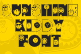 Sunshine Kiddy Font Font