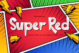 Super Red Demo Font Family