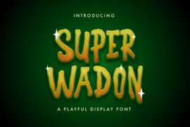 Super Wadon Font