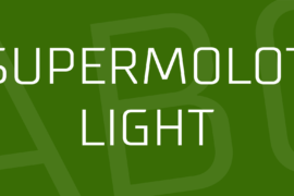 Supermolot Light Font