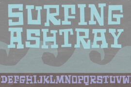 Surfing Ashtray DEMO Font