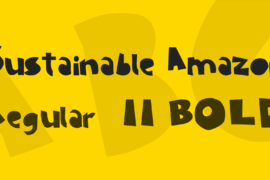 Sustainable Amazon Font Family