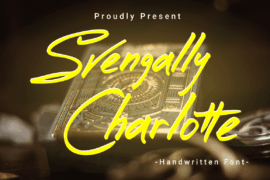 Svengally Charlotte Font