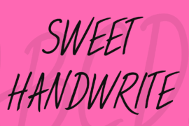 Sweet Handwrite Font