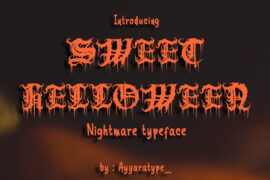 Sweet Helloween Font