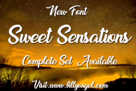 Sweet Sensations Personal Use Font