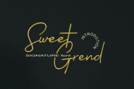 Sweetgrend Font