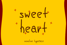 SweetHeart Font