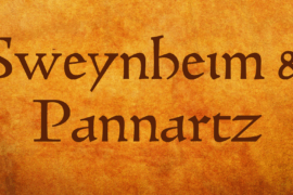 Sweynheim & Pannartz Font Family