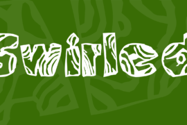 Swirled Font