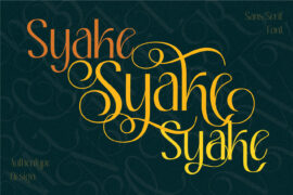 Syake Demo Font