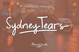 Sydney Tears Demo Version Font