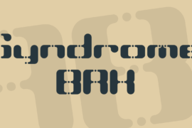 Syndrome BRK Font