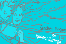 Syntinen ihminen on kaunis ihminen Font