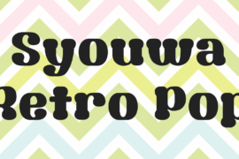 Syouwa Retro Pop Font