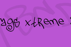 Tags Xtreme 2 Font