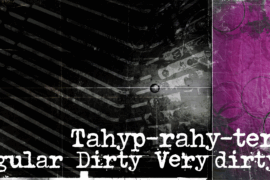 Tahyp-rahy-ter-22 Font Family