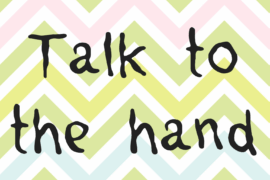 Talk to the hand Font