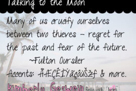 Talking to the Moon Font
