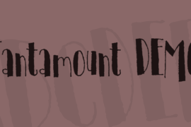 Tantamount DEMO Font