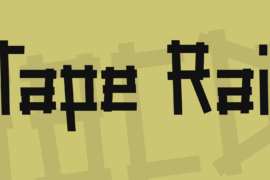 Tape Rail Font