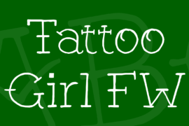 Tattoo Girl FW Font